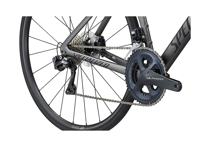 2021 Specialized Tarmac SL7 Expert Ultegra Di2 Carbon Road Bike in Silver-1