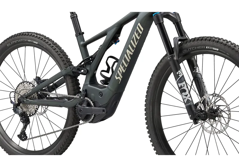 2021 Specialized Turbo Levo Comp Electric Mountain Bike in Green-4