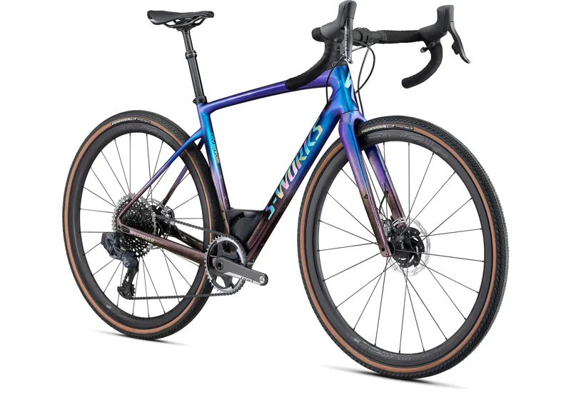 2020 Specialized S-Works Diverge eTap Carbon Gravel Bike in Blue-2