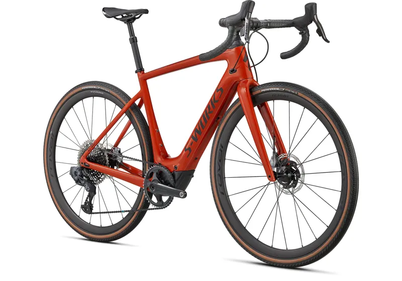 2021 Specialized S-Works Turbo Creo Carbon Electric Gravel Bike in Red-7