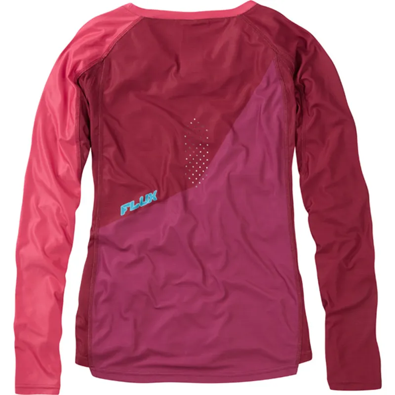 Madison Flux Enduro Long Sleeved Womens Jersey in Red-1