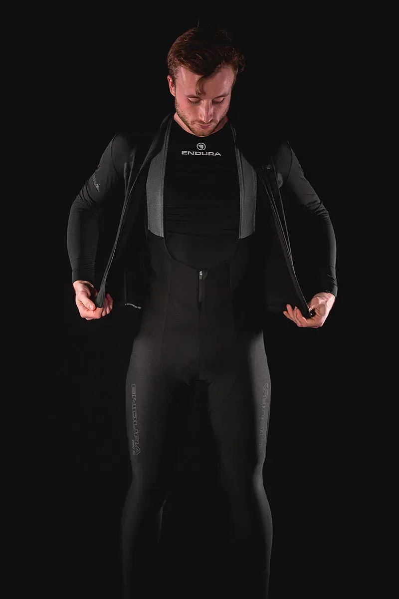Endura Pro SL Medium Pad Bibtights in Black-3