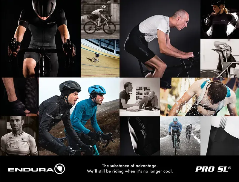 Endura Pro SL Medium Pad Bibtights in Black-1
