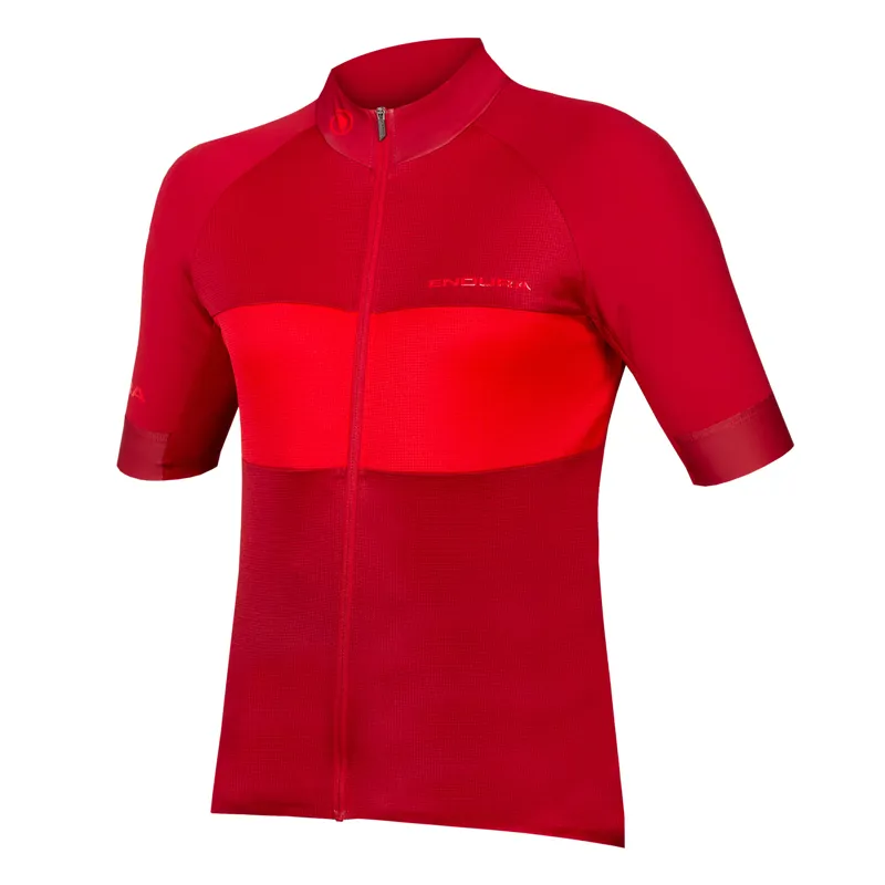 Endura FS260 Pro Short Sleeve Road Jersey in Red