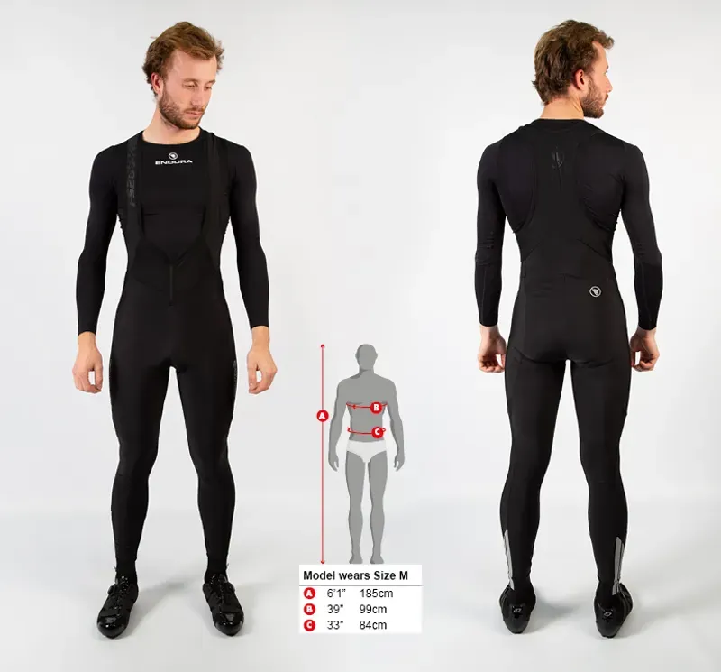 Endura FS260 Pro Thermo Bib Tights in Black-3