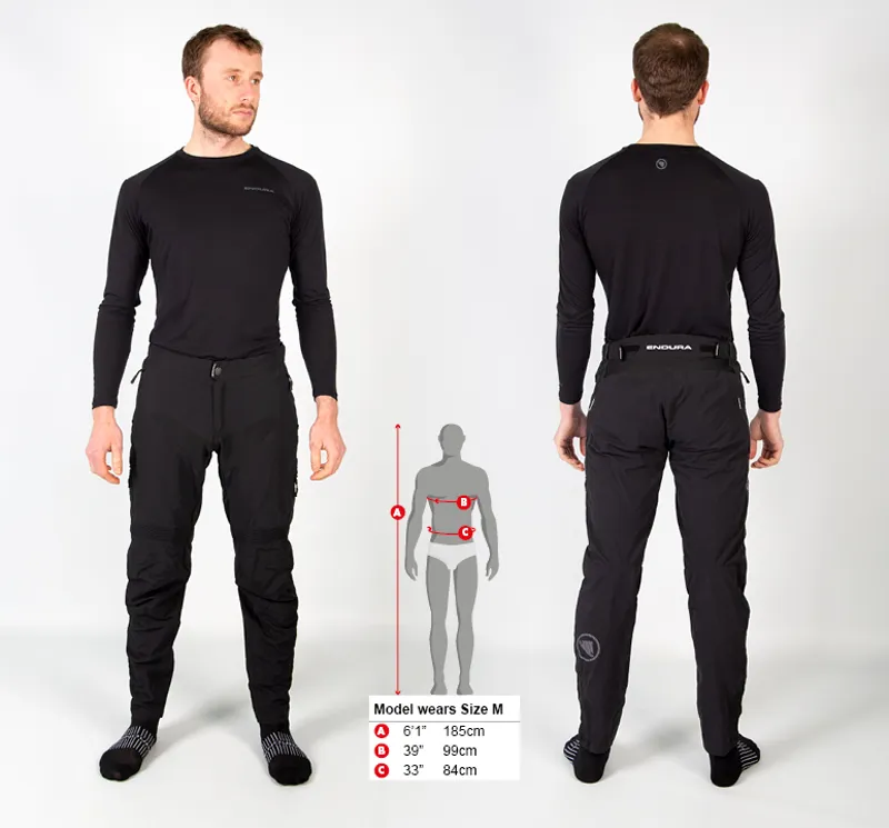Endura SingleTrack Trousers in Black-3