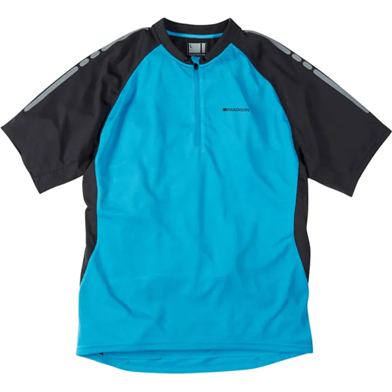 Madison Stellar Short Sleeved Mens Jersey in Blue