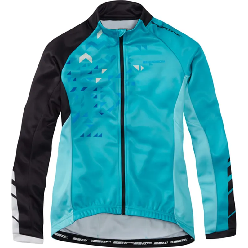 Madison Sportive Thermal LS Womens Roubaix Jersey in Blue