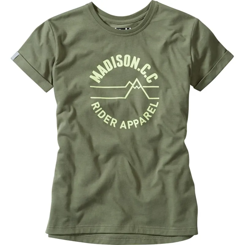 Madison Tech Corporate Womens T-Shirt in Green