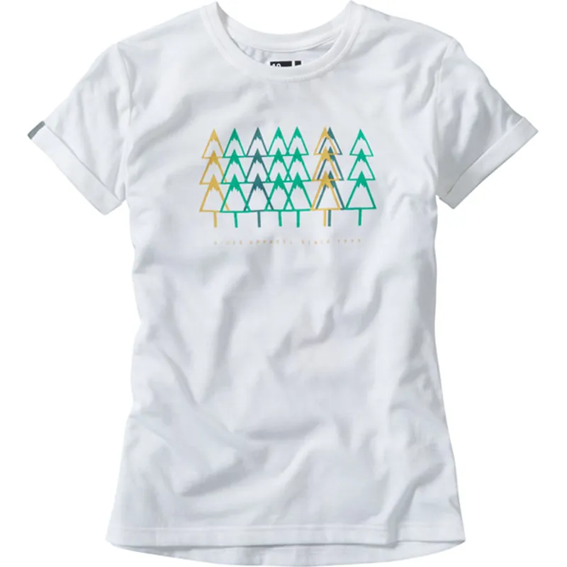 Madison Tech Forest Womens T-Shirt in White