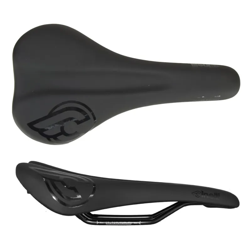 Cinelli C-Wing Saddle in Black On Black