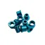 ID Alloy Double 8.5mm Aluminium Chainring Bolts in Anodized Blue