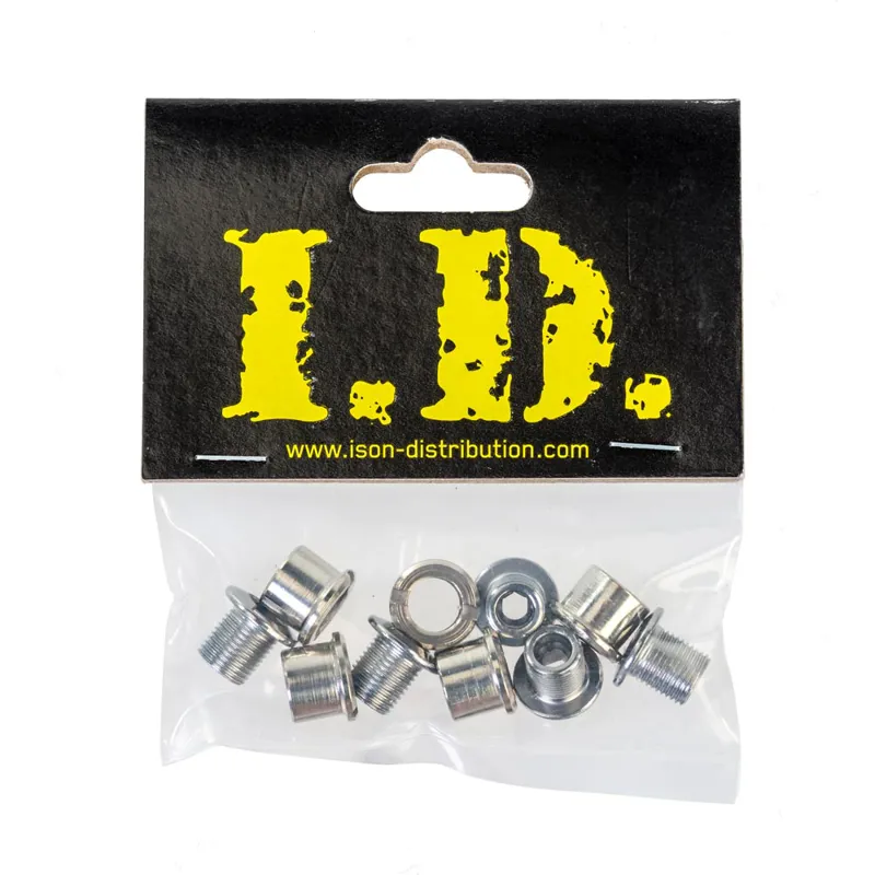 ID Cr-Mo 16mm Chainring Bolts in Chrome