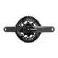 SRAM Force D2 DUB DM 50-37-tooth Crankset w/o BB in Black
