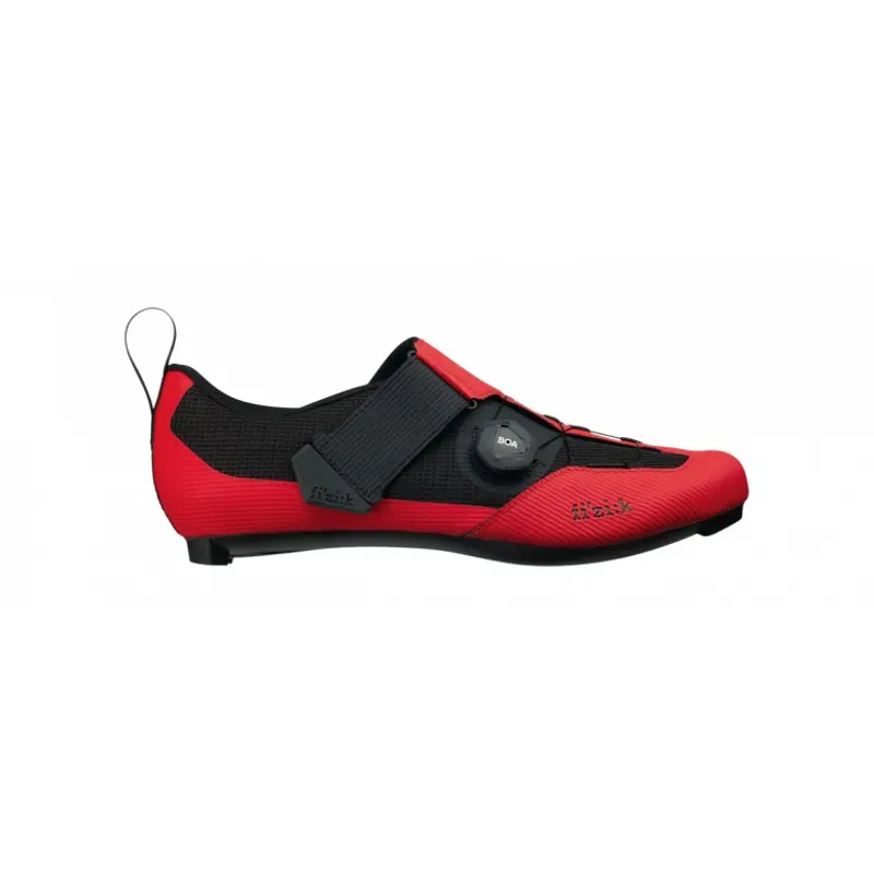 Fizik R3 Transiro Tri Shoes in Red/Black