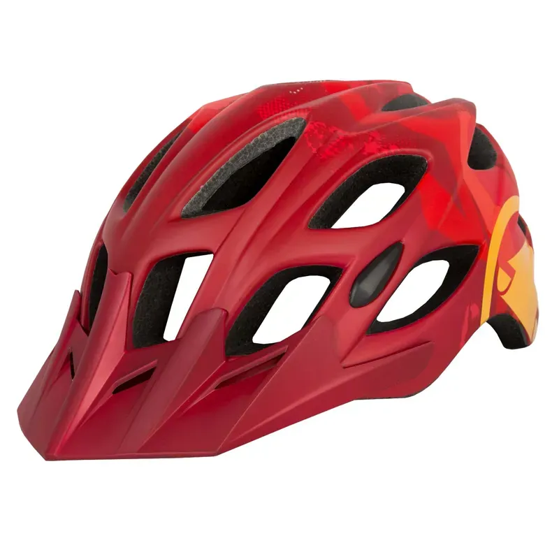 Endura Hummvee Helmet in Red