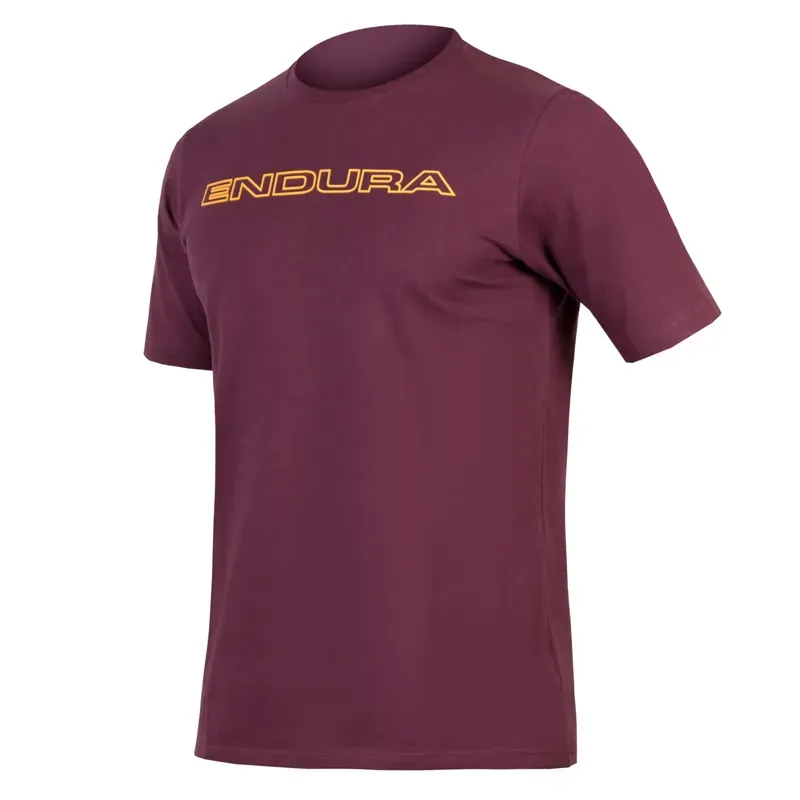 Endura One Clan Carbon Short Sleeved T-Shirt in Purple