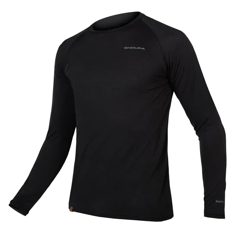 Endura BaaBaa Blend Long Sleeve Baselayer in Black