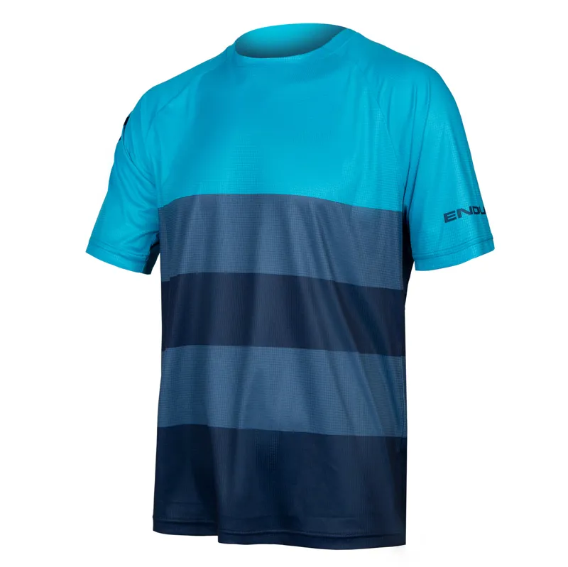 Endura SingleTrack Core Tee in Electric Blue