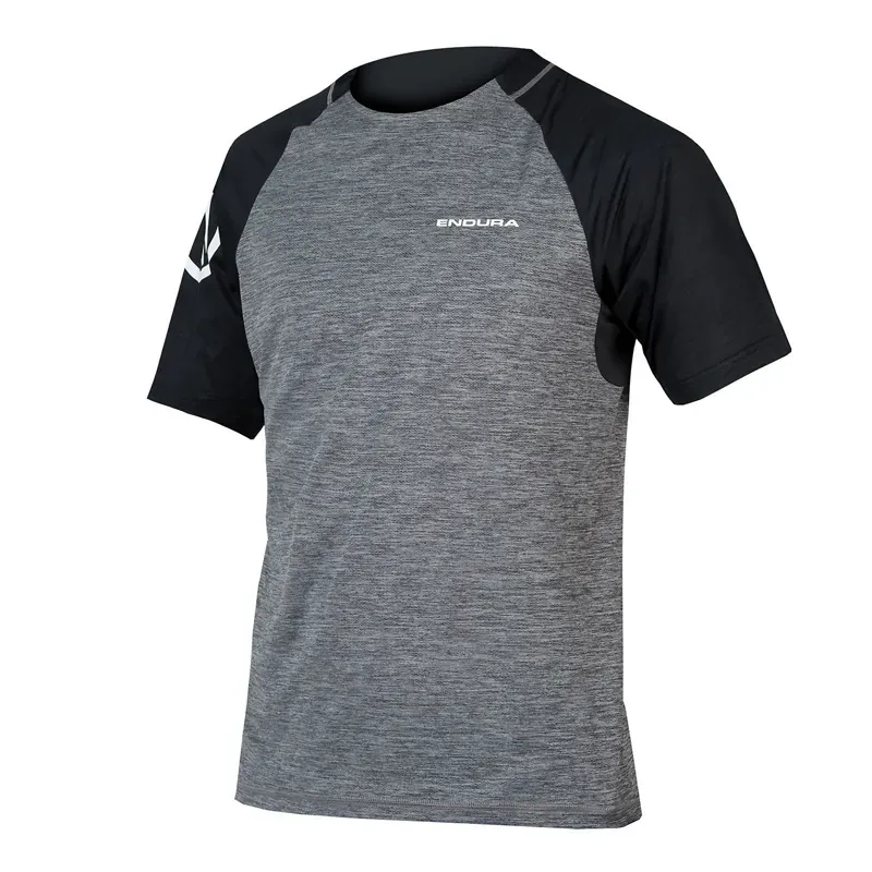 Endura SingleTrack Short Sleeve Jersey in Grey