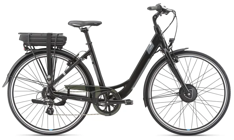 2019 Giant Ease-E+ 2 25km Womens Electric Hybrid bike in Black