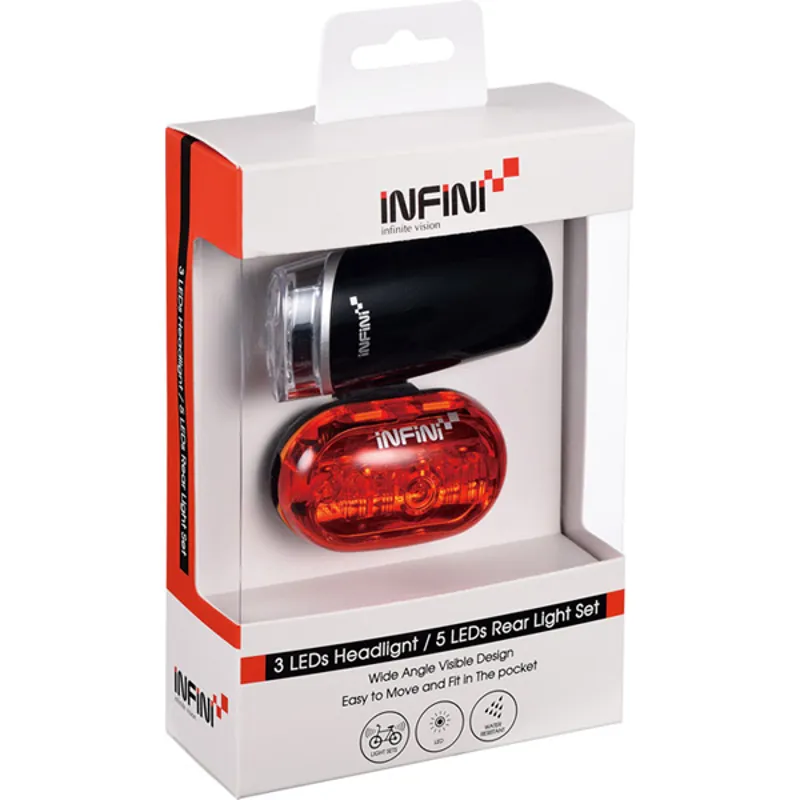 Infini Luxo 3/Vista 5 Double Pack Lightset in Black