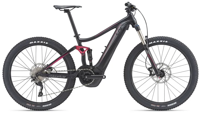 2019 Liv Embolden E+ 2 25km Womens Electric FS Mountain Bike in Black