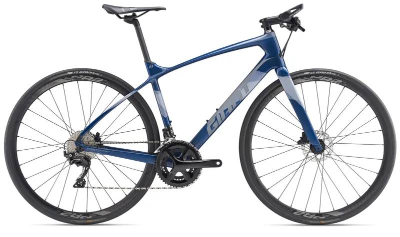 2019 Giant FastRoad Advanced 1 Carbon Mens Flat bar Road bike in Blue