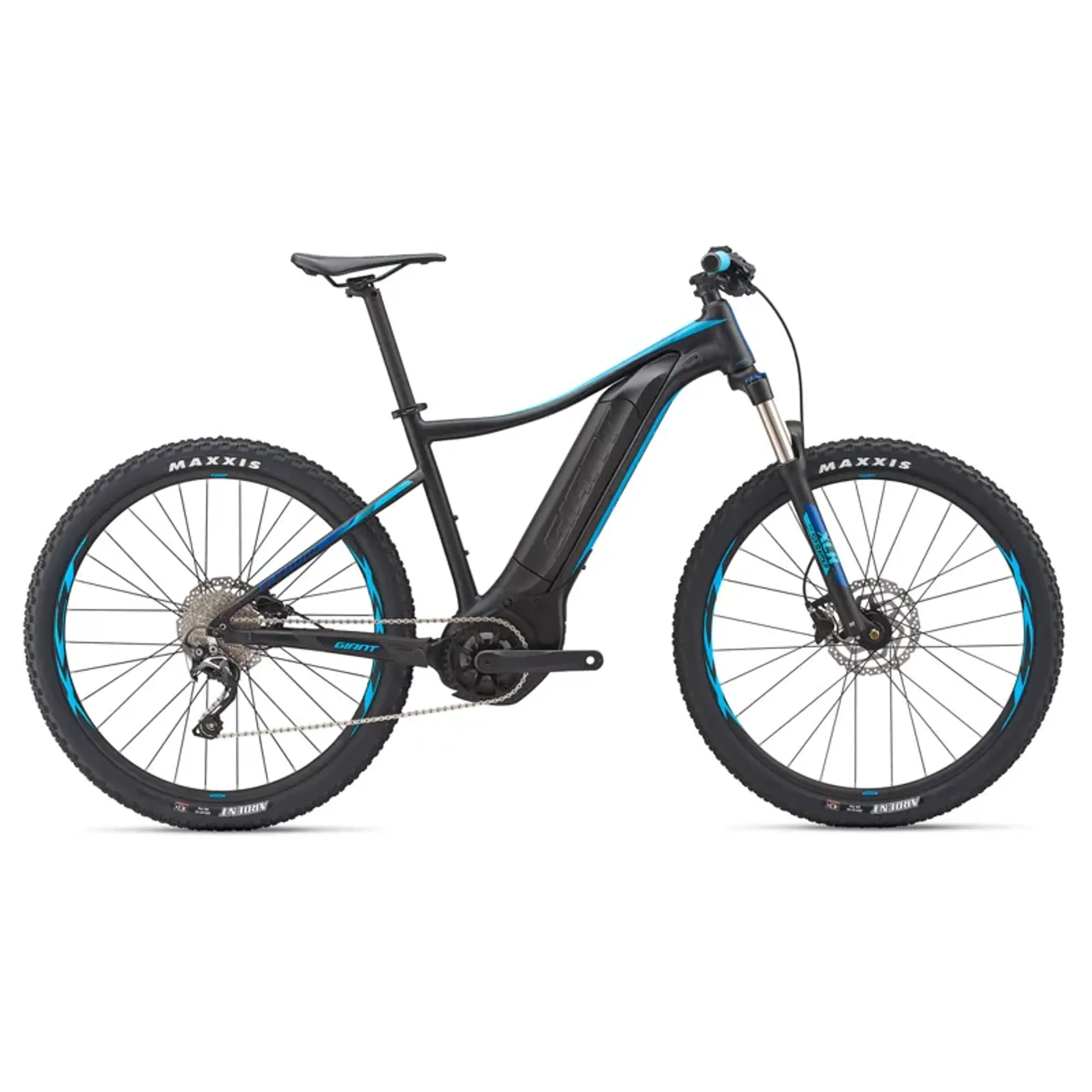2019 Giant Fathom E+ 25km Mens Electric Mountain Bike in Black