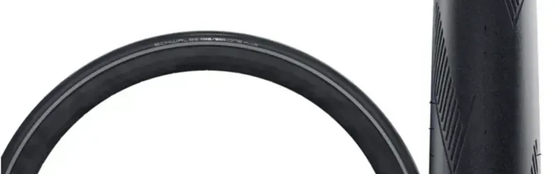Schwalbe One Plus Performance 700x28c Folding Road Tire in Black