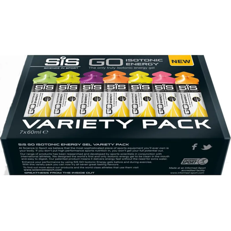 Science in Sport Variety Gel Pack in Mixed