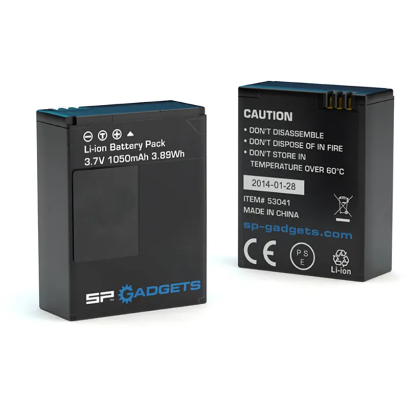 SP 2x Battery 3.7v In Black
