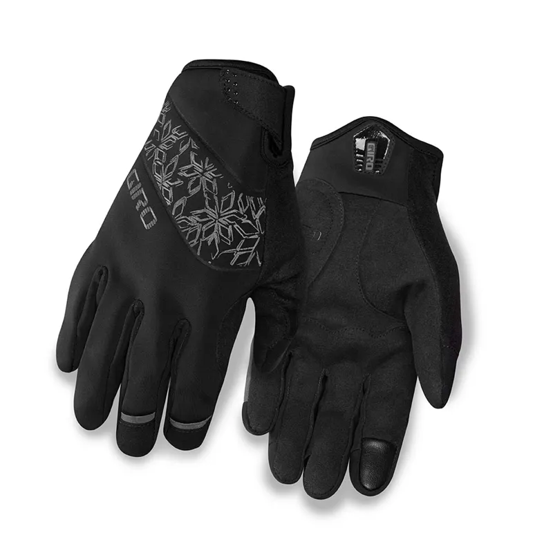 Giro Candela Womens Soft Shell Cycling Gloves In Black