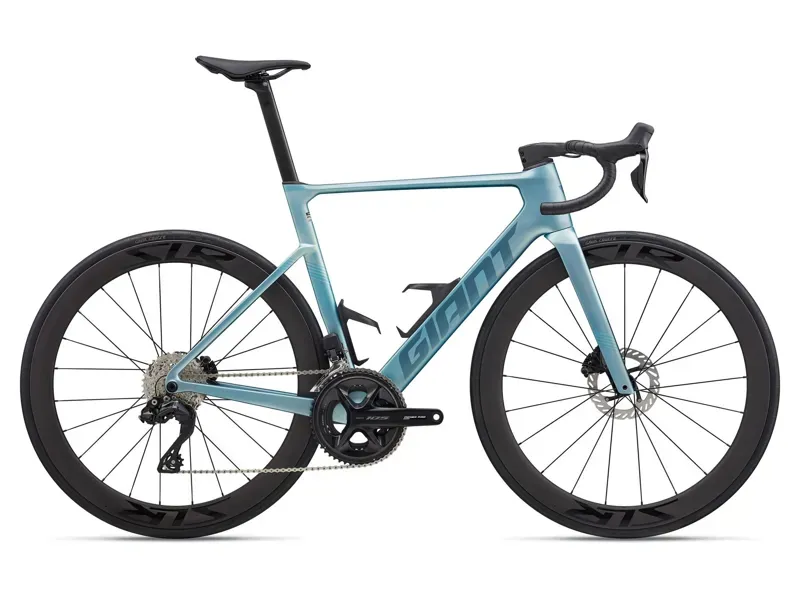 Giant Propel Advanced Pro 1-Di2 Road Racing Bike in Cryo Silver