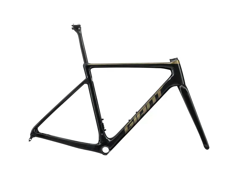 Giant TCX Advanced Pro Frameset Gravel Bike in Gloss Carbon Smoke/Pyrite Brown