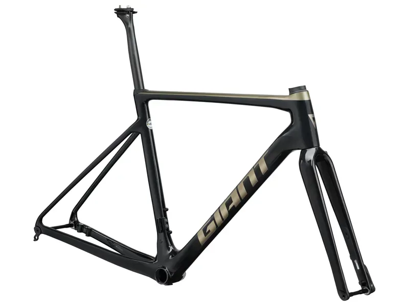 Giant TCX Advanced Pro Frameset Gravel Bike in Gloss Carbon Smoke/Pyrite Brown-1