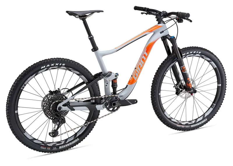2018 Giant Anthem Advanced 1 Carbon Mountain Bike in Grey-1