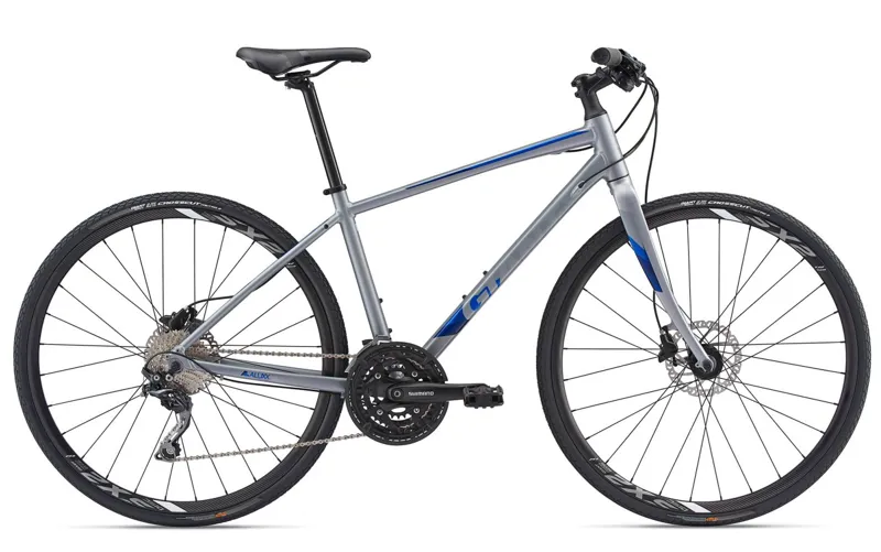 2018 Giant Escape 0 Disc Road Bike in Silver