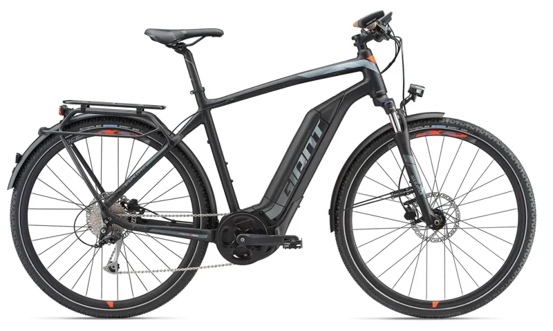 2018 Giant Explore E+ 2 S5 GTS 25km Mens Electric Hybrid bike in Black