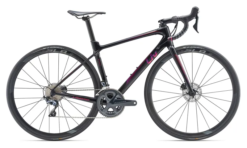 2019 Liv Langma Advanced Pro 1 Disc Carbon Womens Road bike in Black