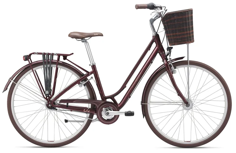 2019 Liv Flourish 1 Womens Hybrid bike in Red