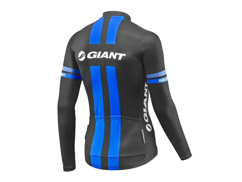 2018 Giant Race Day Standard Long Sleeved Jersey in Black-1
