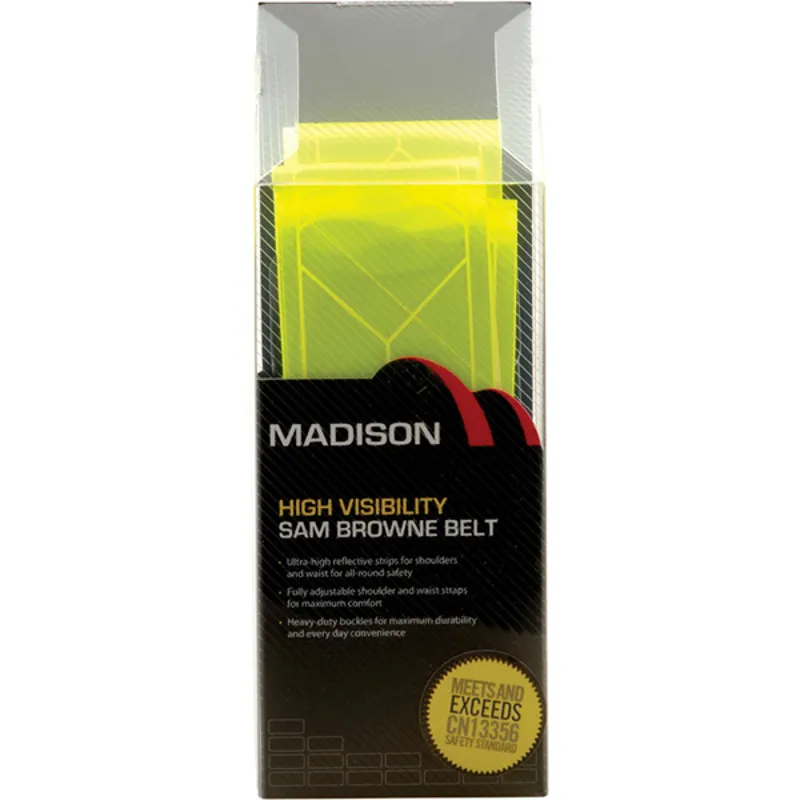 Madison Reflect Sam Browne Kids High Visibility Belt