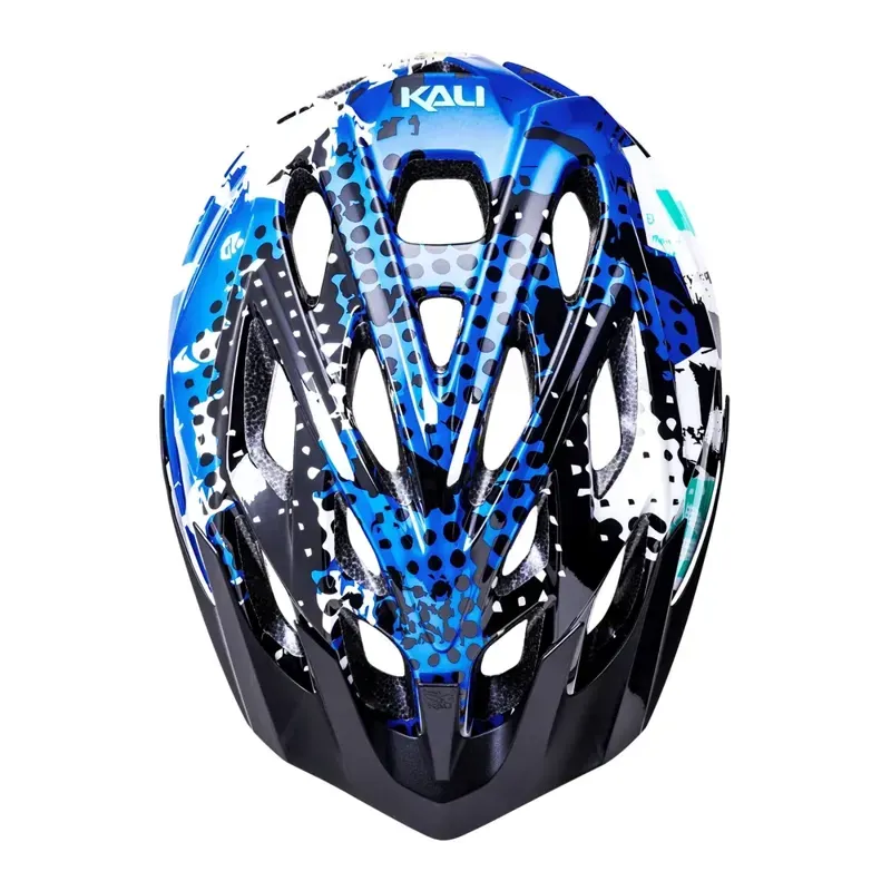 Kali Youth Chakra Plus Helmet in Punk Gloss Blue-2