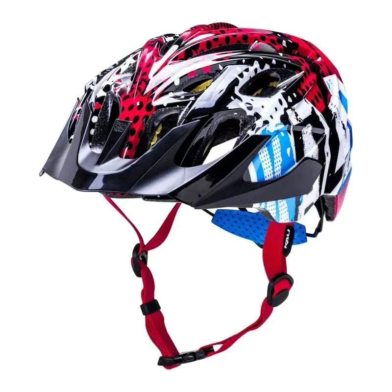 Kali Youth Chakra Plus Helmet in Punk Gloss Red