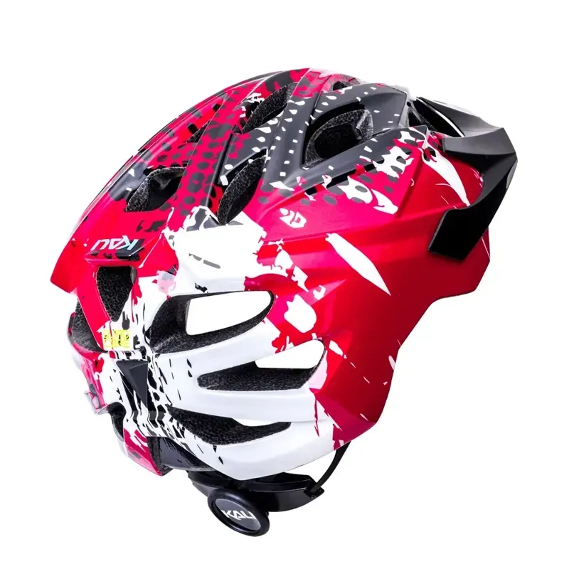 Kali Youth Chakra Plus Helmet in Punk Gloss Red-1