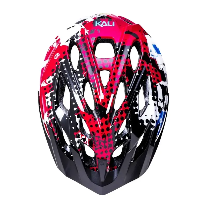 Kali Youth Chakra Plus Helmet in Punk Gloss Red-2