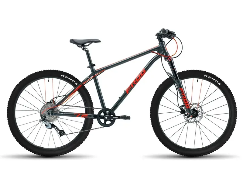 Frog Bikes Frog MTB 72 Junior Mountain Bike In Metallic Grey/Neon Red