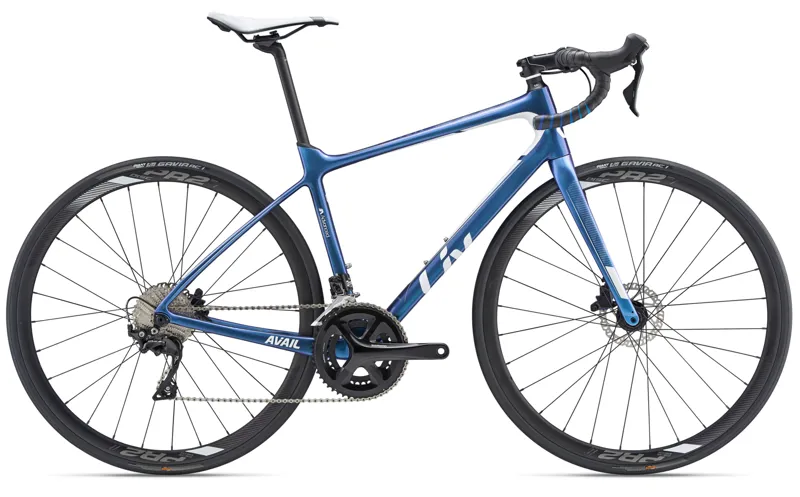 2019 Liv Avail Advanced 2 Carbon Womens Endurance Road Bike in Blue