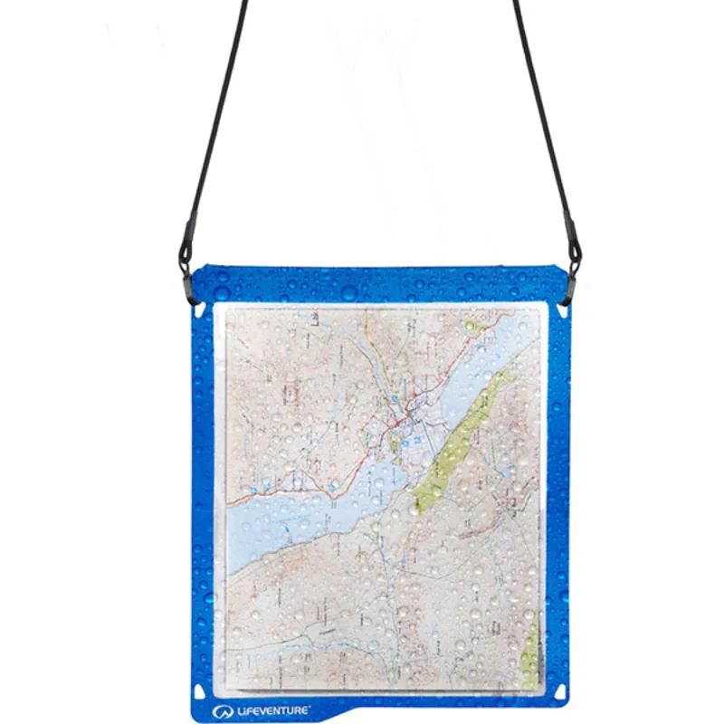 Lifeventure Waterproof Map Case in Blue